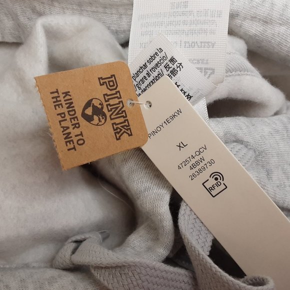 VICTORIA'S SECRET 'PINK' SIGNATURE DOG LOGO SHIPPING BACK FLEECE HOODIE - Picture 11 of 16